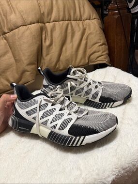 Reebok fusion flexweave cage Grey & Black Mesh Running Shoes